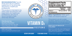 Vitamin D3 Restore - 4000 IU